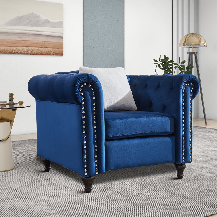 House of Hampton® Jakerion Velvet Armchair Wayfair Canada